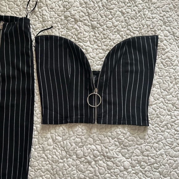 2 PIECE PINSTRIPE PANTS SET! - Picture 4 of 9